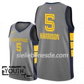 Kinder NBA Memphis Grizzlies Trikot Andrew Harrison 5 2018-19 Nike City Edition Grau Swingman